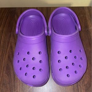 Purple Crocs
